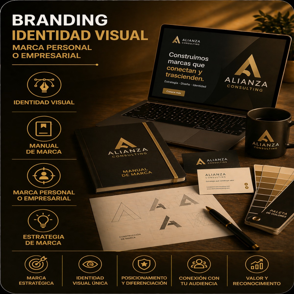 Servicio comercial 4 — Branding e identidad visual