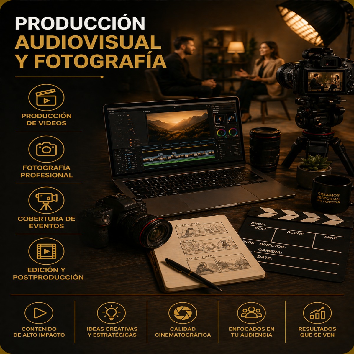 Servicio comercial 5 — Producción audiovisual para marcas